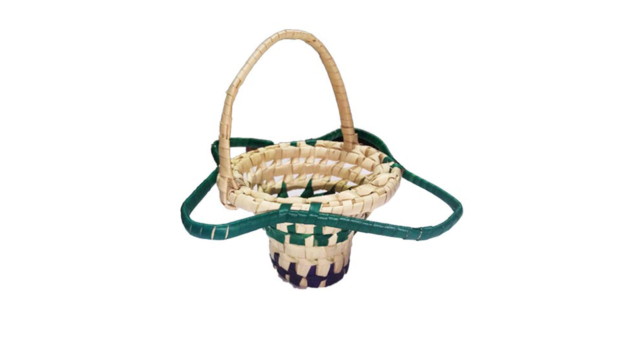 Lakpura Palmyrah Flower Basket (Design B)