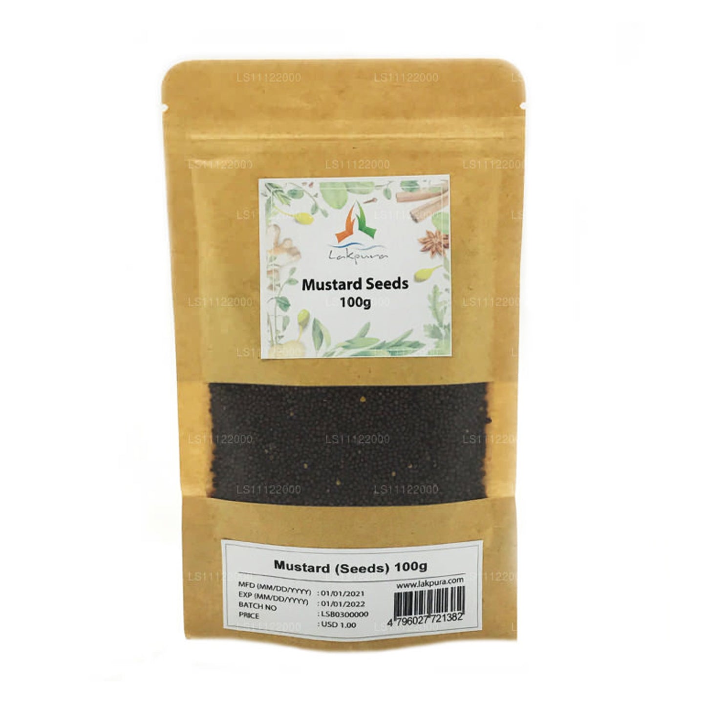 Lakpura Mustard Whole (100g)