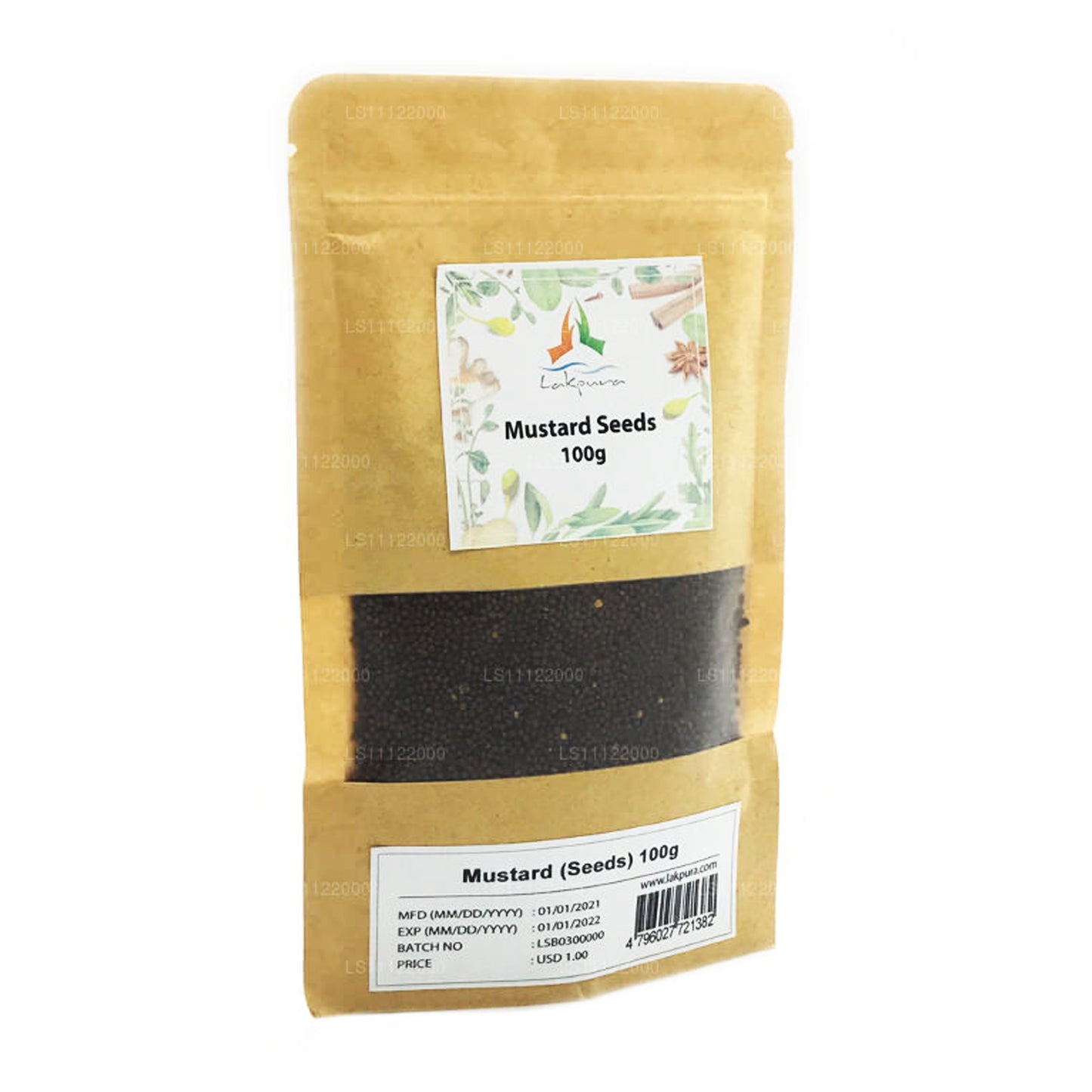 Lakpura Mustard Whole (100g)