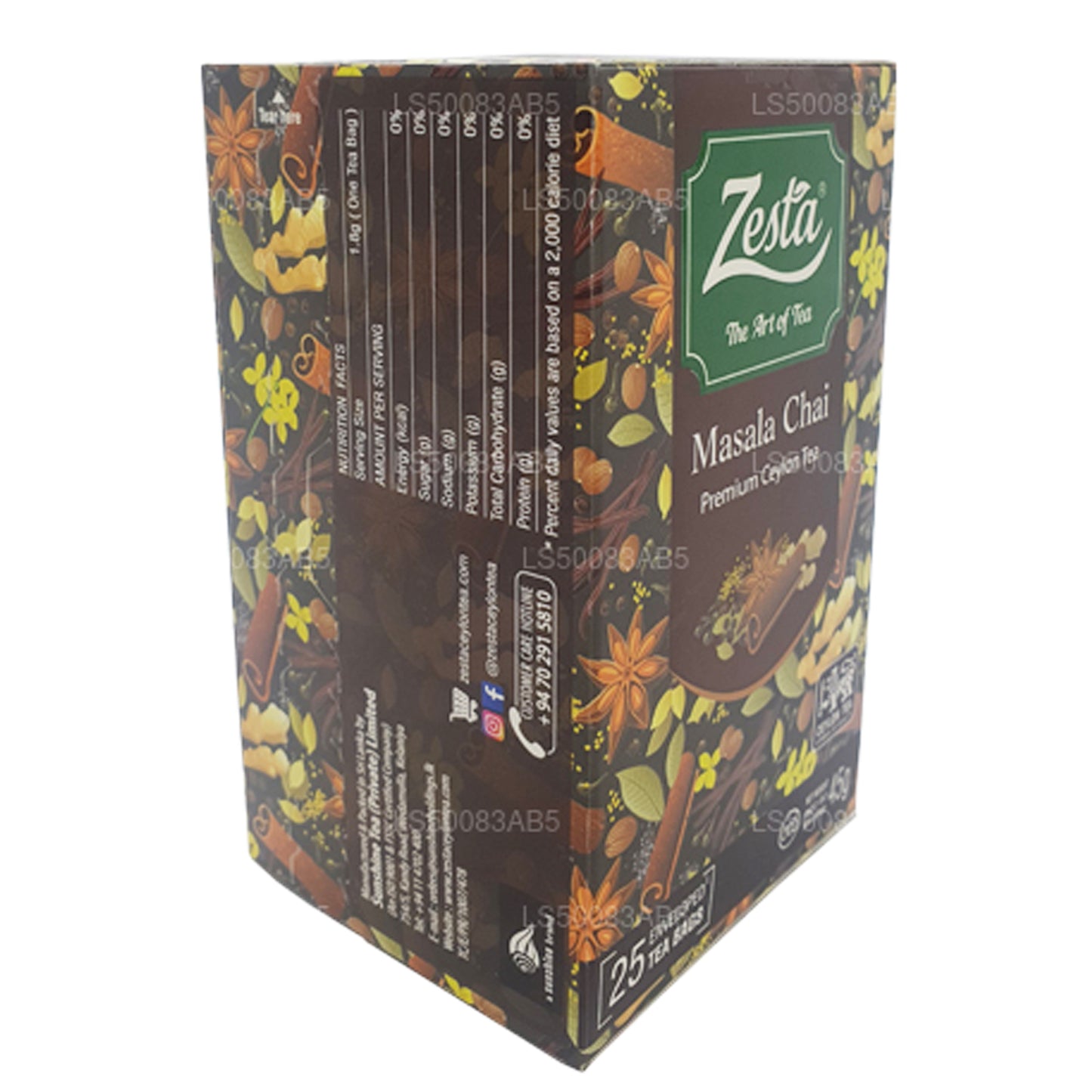 Zesta Masala Chai (45g) 25 Tea Bags