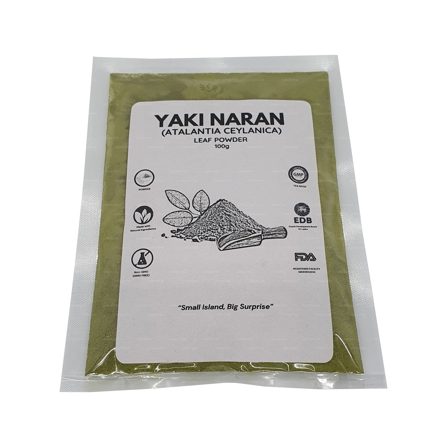 Lakpura Dehydrated Yaki Naran (Atalantia Ceylanica) Leaves Powder