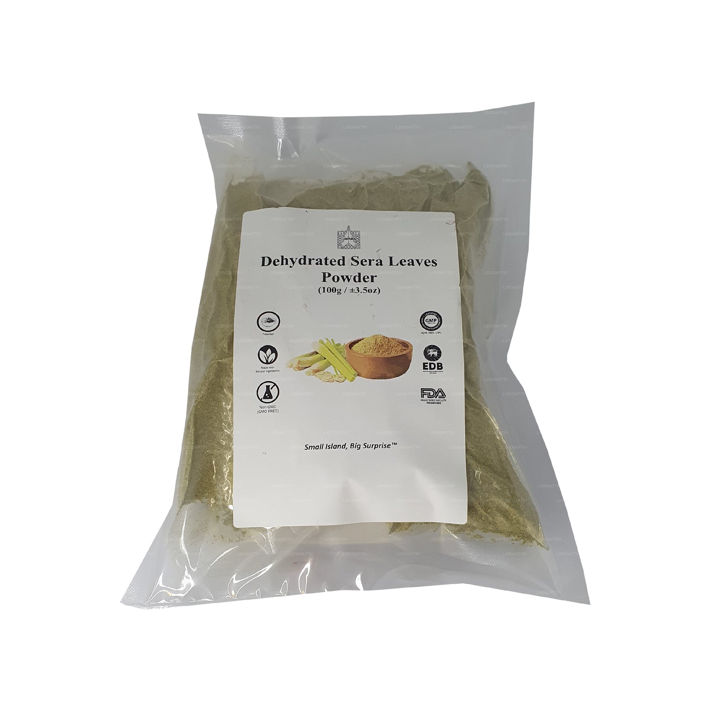 Lakpura Dehydrated Sera Leaves (Cymbopogon Citrates) Powder (100g)