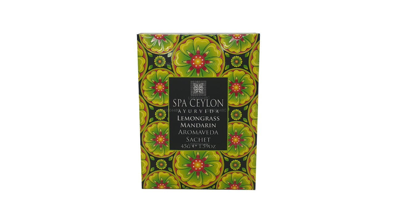 Spa Ceylon Lemongrass Mandarin Aromaveda Aroma Sachet (45g)