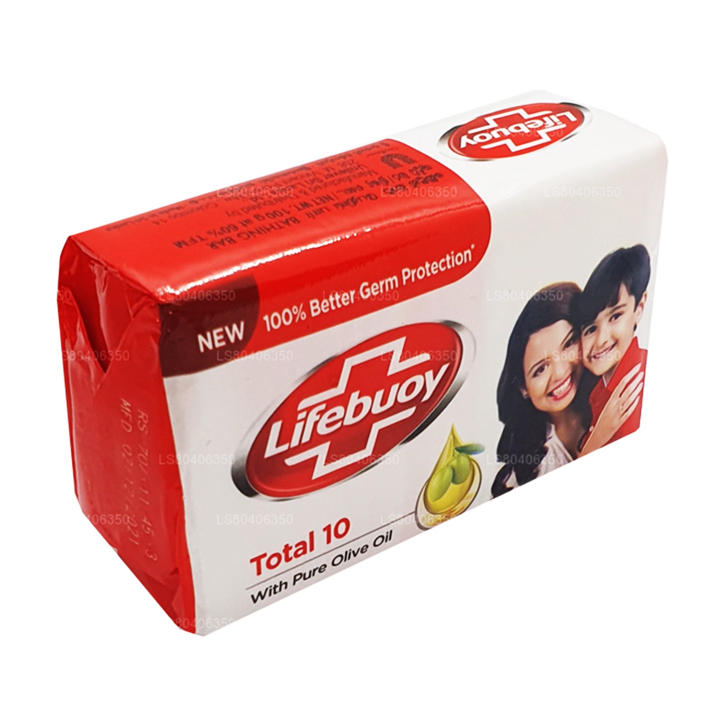 Lifebuoy Total 10 With Pure Olive Oil Body Soap (100g)