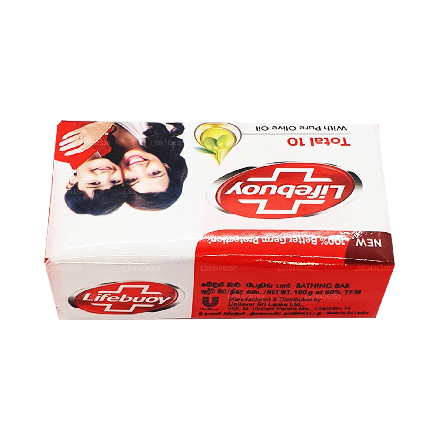 Lifebuoy Total 10 With Pure Olive Oil Body Soap (100g)