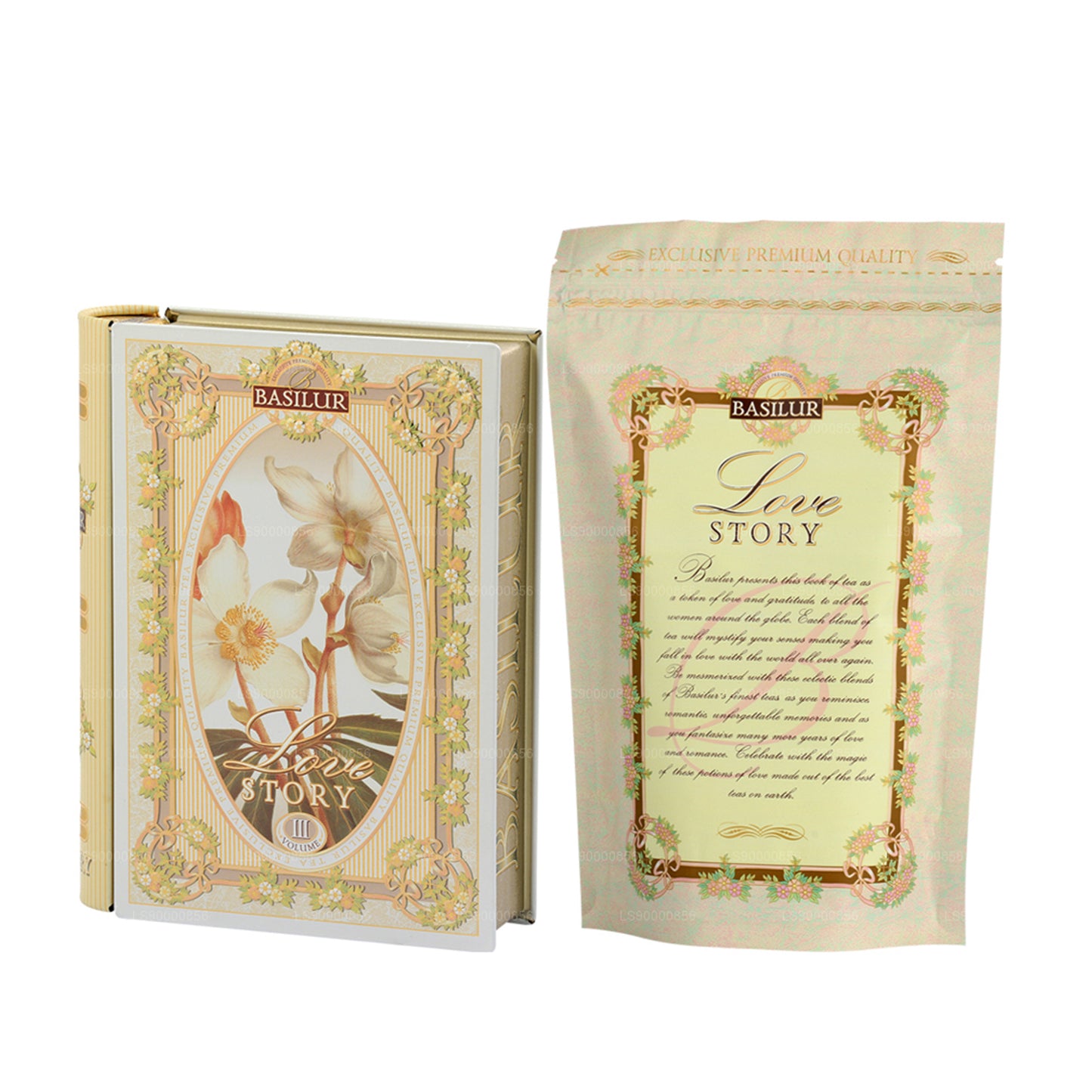 Basilur Tea Book "Love Story - Volume III" (100g) Caddy