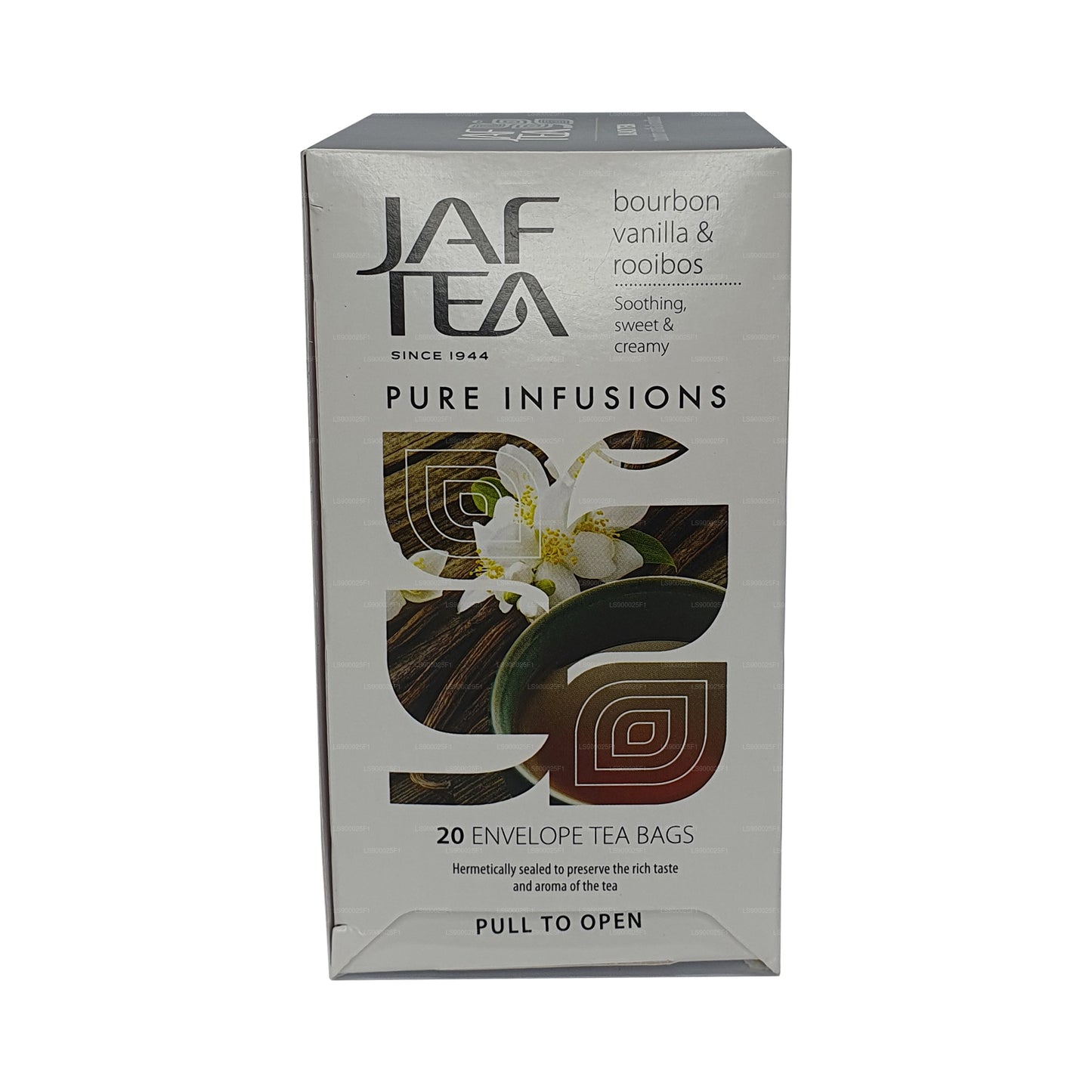 Jaf Tea Pure Infusions Bourbon Vanilla and Rooibos (30g) 20 Envelope Tea Bags