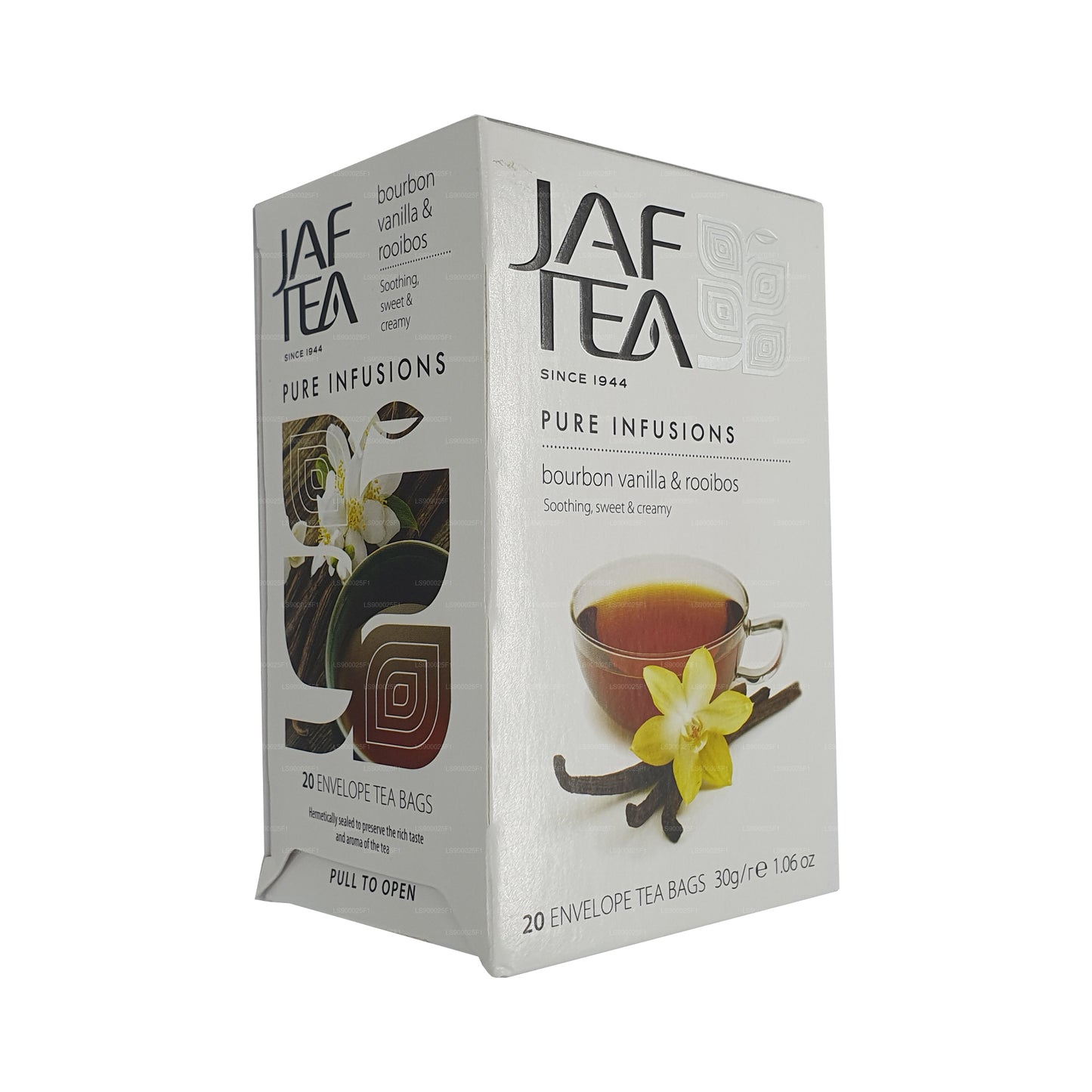 Jaf Tea Pure Infusions Bourbon Vanilla and Rooibos (30g) 20 Envelope Tea Bags
