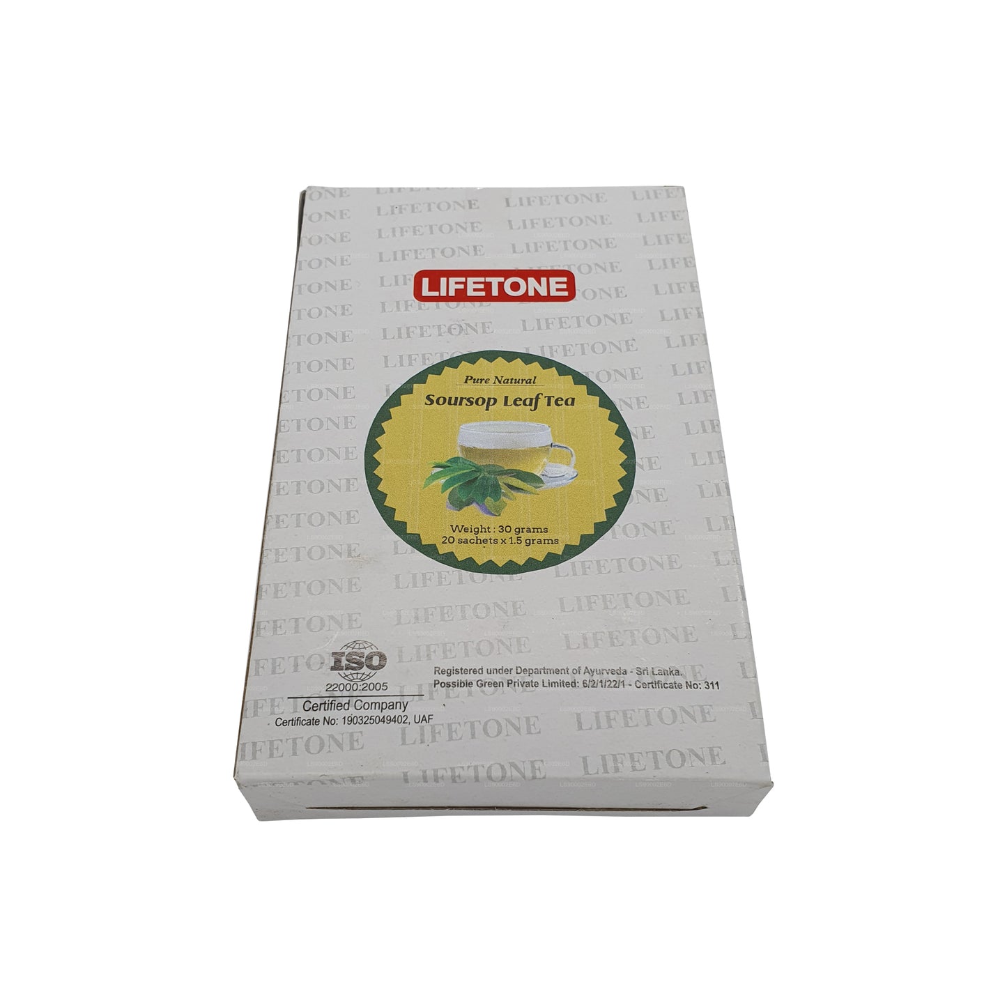 Lifetone Soursop Leaf Tea (30g) 20 Tea Bags