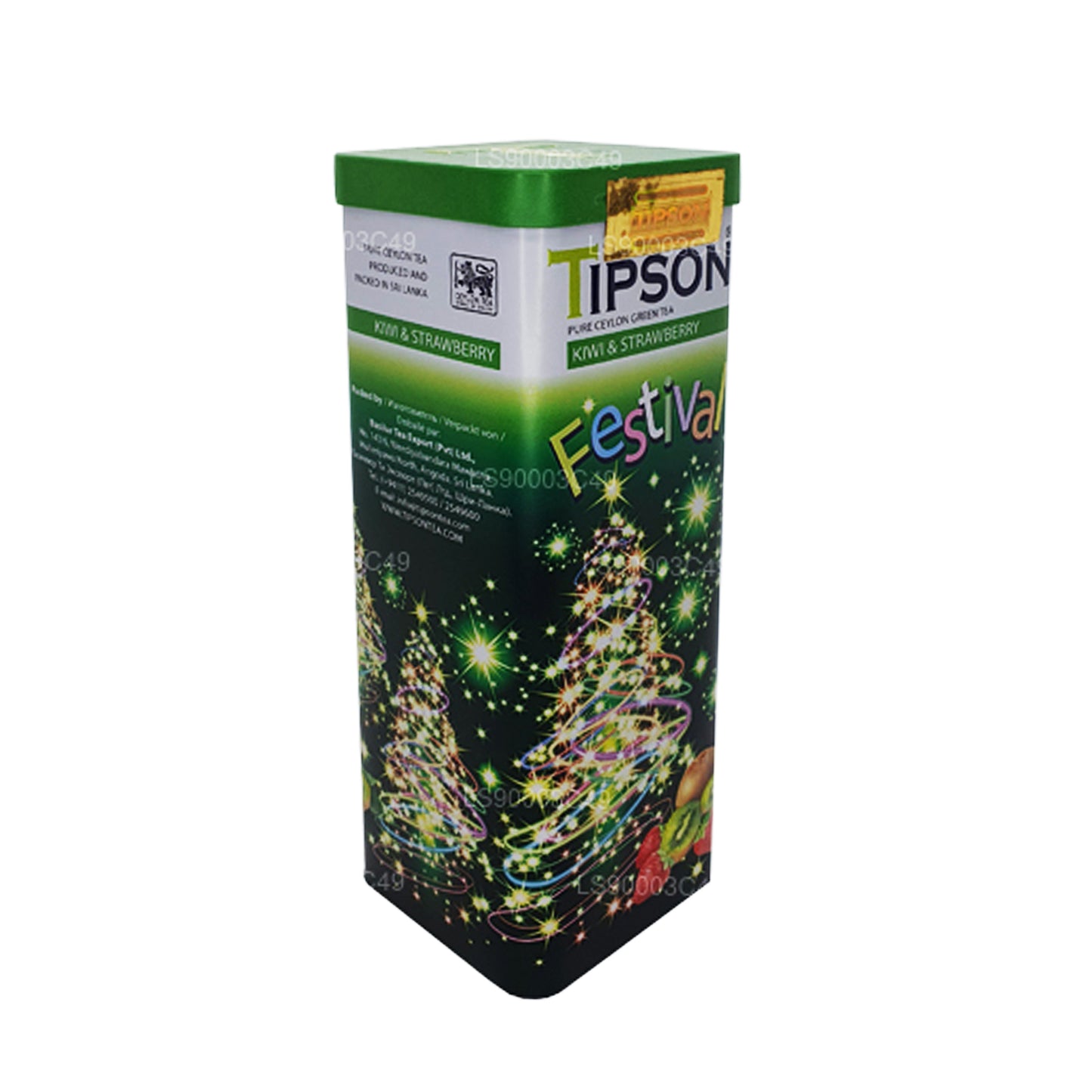 Tipson Festival Kiwi and Strawberry Green Tea (75g)