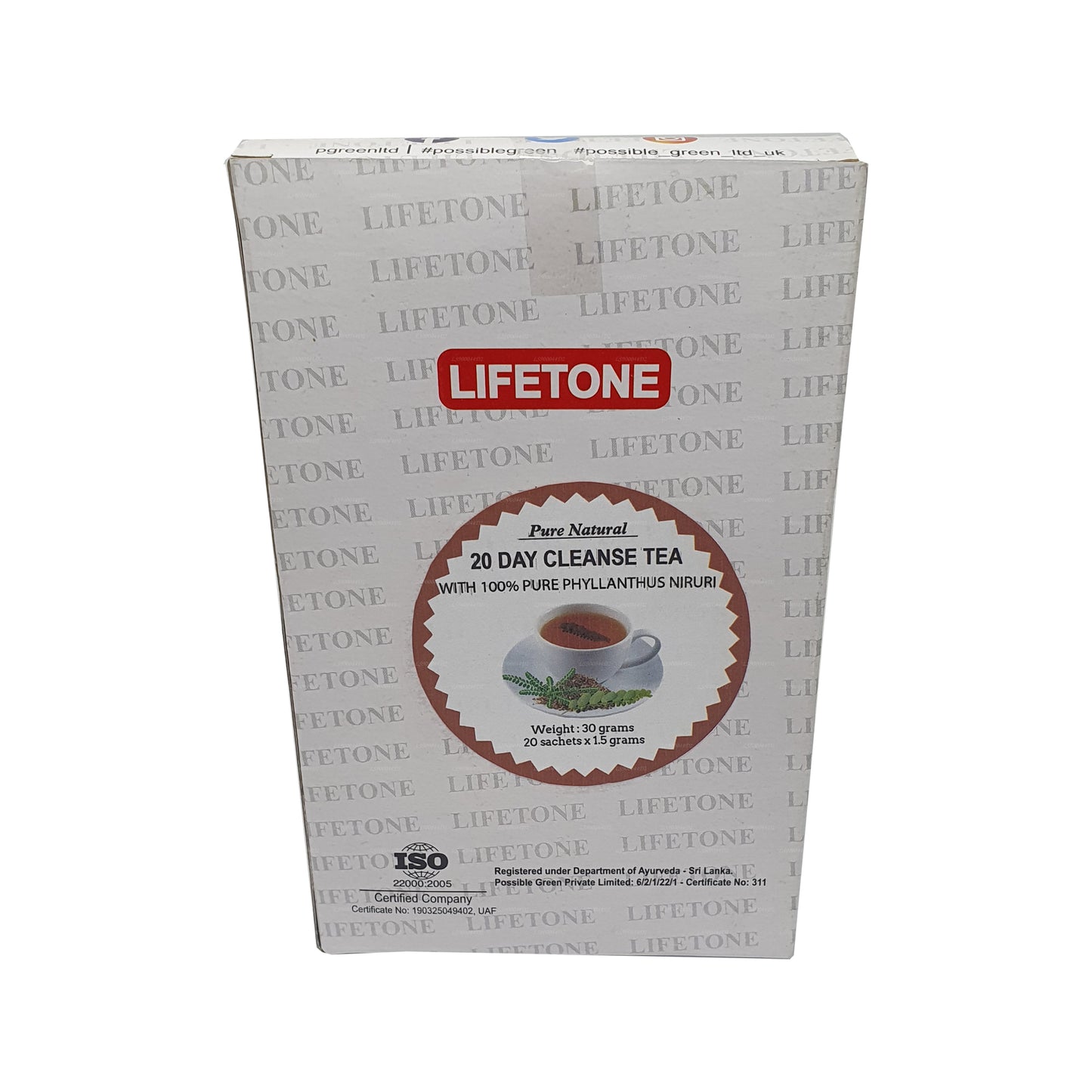 Lifetone Phylanthus Niruri Tea (30g) 20 Tea Bags