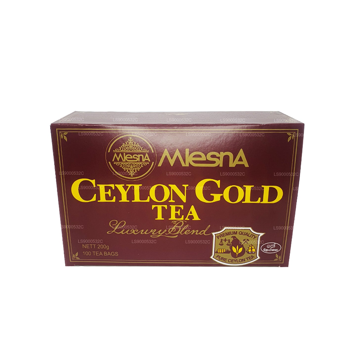 Mlesna Ceylon Gold Tea (200g) 100 Tea Bags