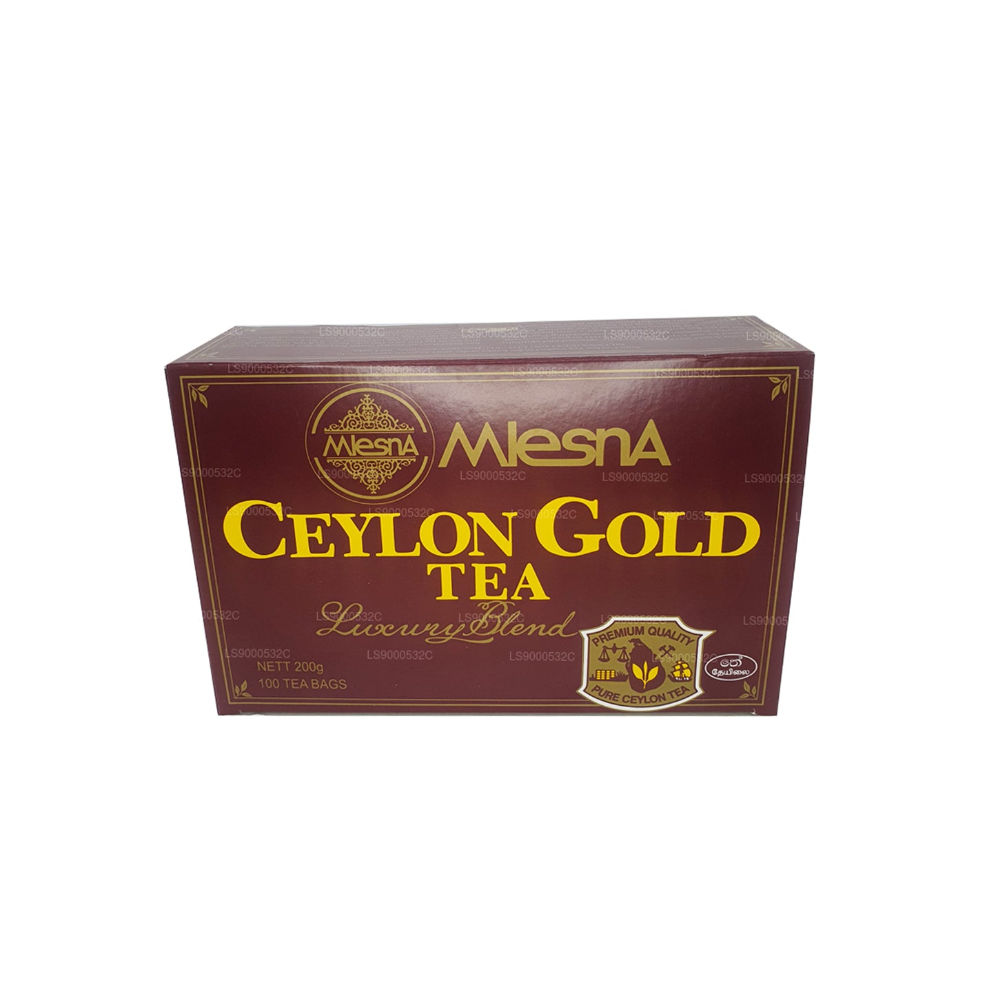 Mlesna Ceylon Gold Tea (200g) 100 Tea Bags