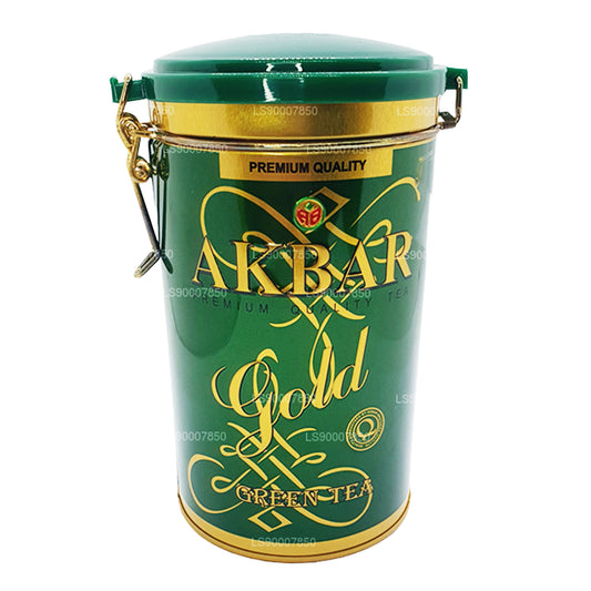 Akbar Gold Green Tea Leaf Tea (275g) Tin