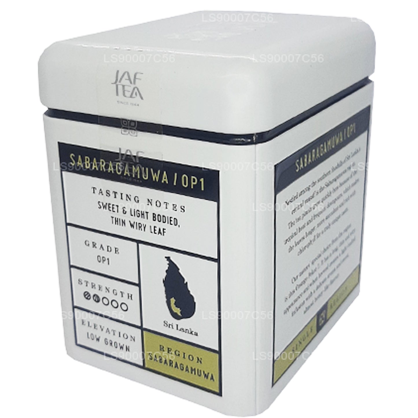 Jaf Tea Single Region Collection Sabaragamuwa OP1 Caddy (90g)