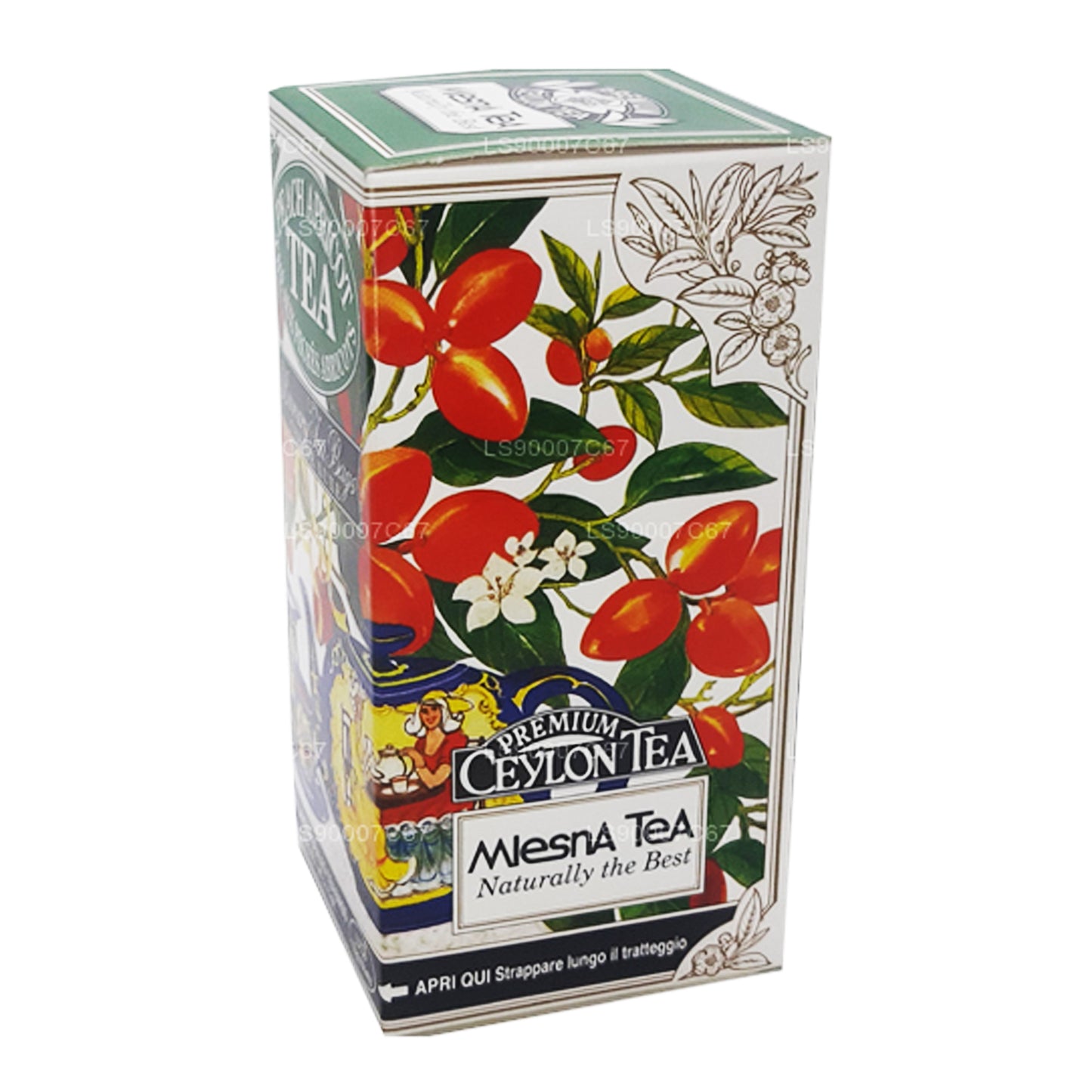 Mlesna Peach Apricot LuxuryTea Bags (60g)