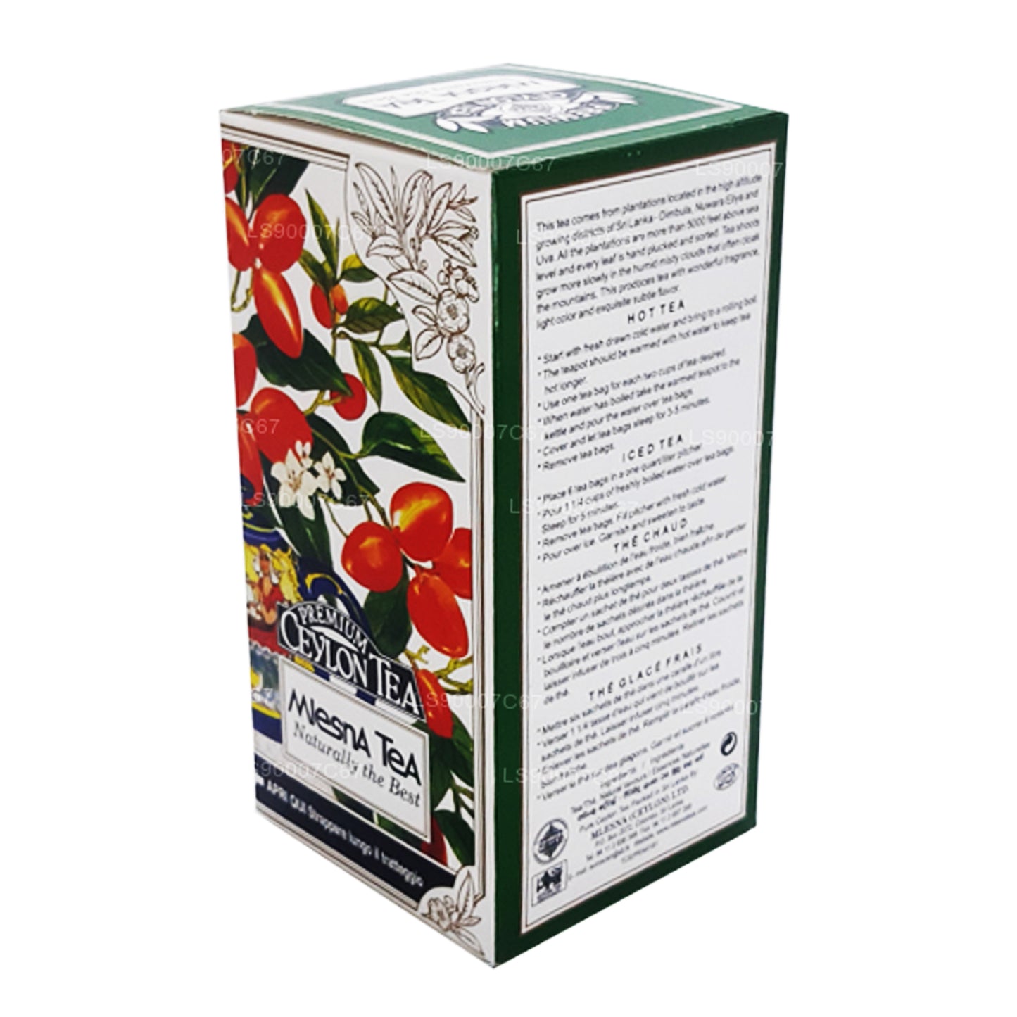 Mlesna Peach Apricot LuxuryTea Bags (60g)