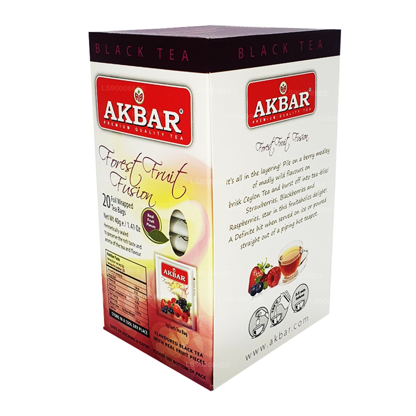 Akbar Forest Fruit Fusion (40g) 20 Tea Bags