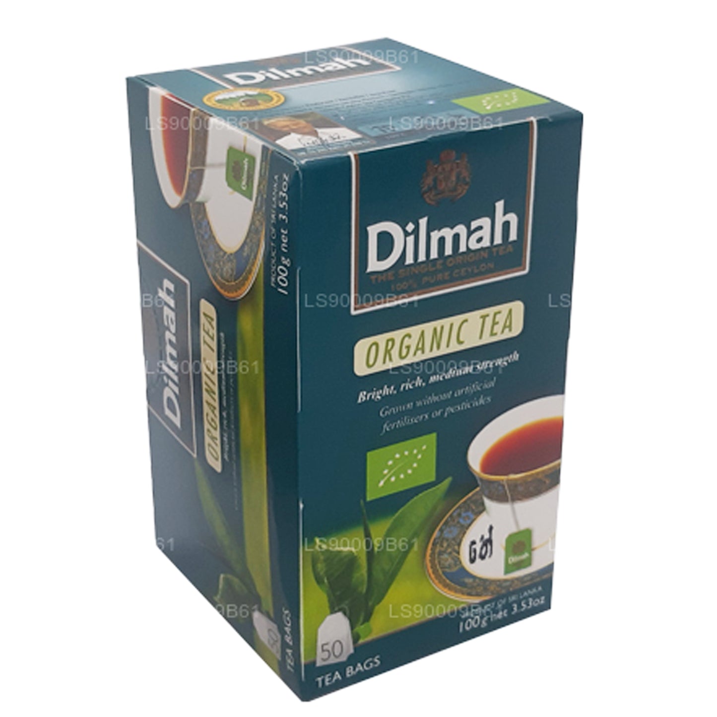 Dilmah Organic Tea (100g) 50 Tea Bags