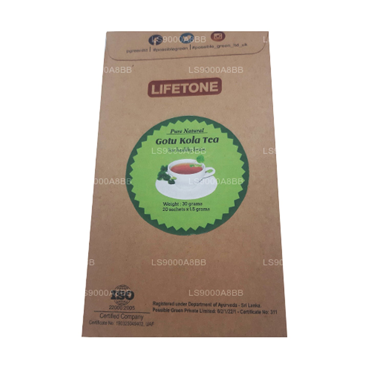 Lifetone Gotukola Tea (30g)