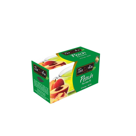 Tea4U Peach Green Tea (50g) 25 Tea Bags