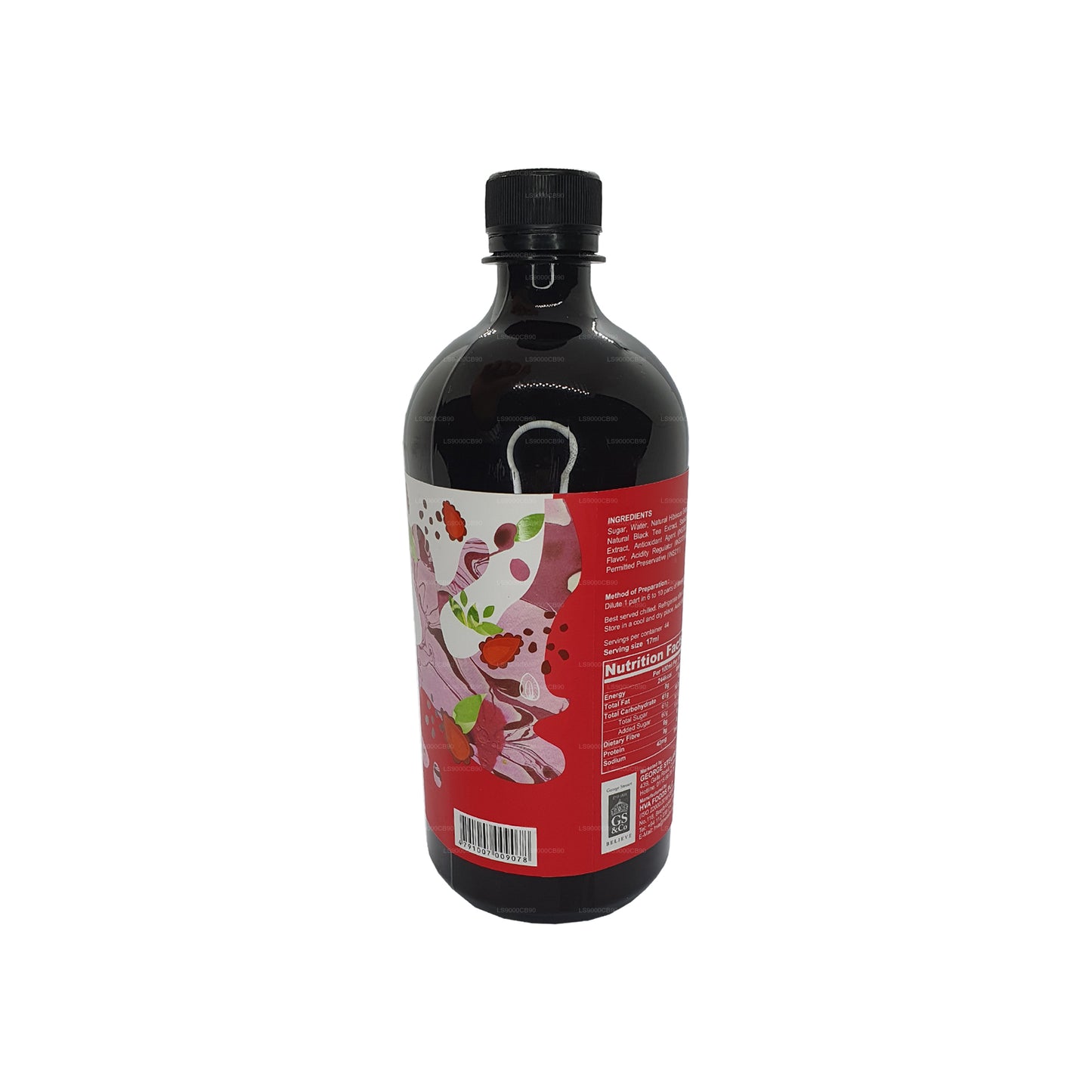 Heladiv Strawberry Ice Tea Syrup (750ml)