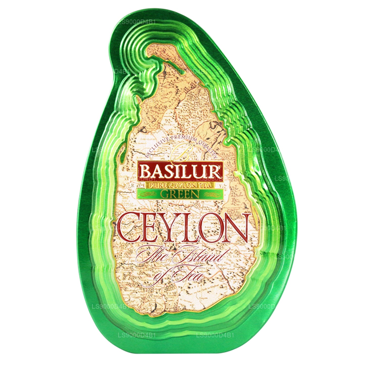 Basilur Island of Tea "Green" (100g) Caddy