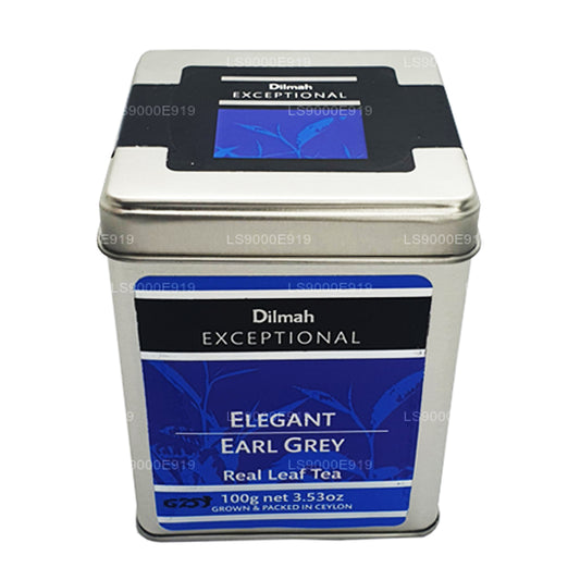 Dilmah Exceptional Elegant Earl Grey Real Leaf Tea caddy (100g)