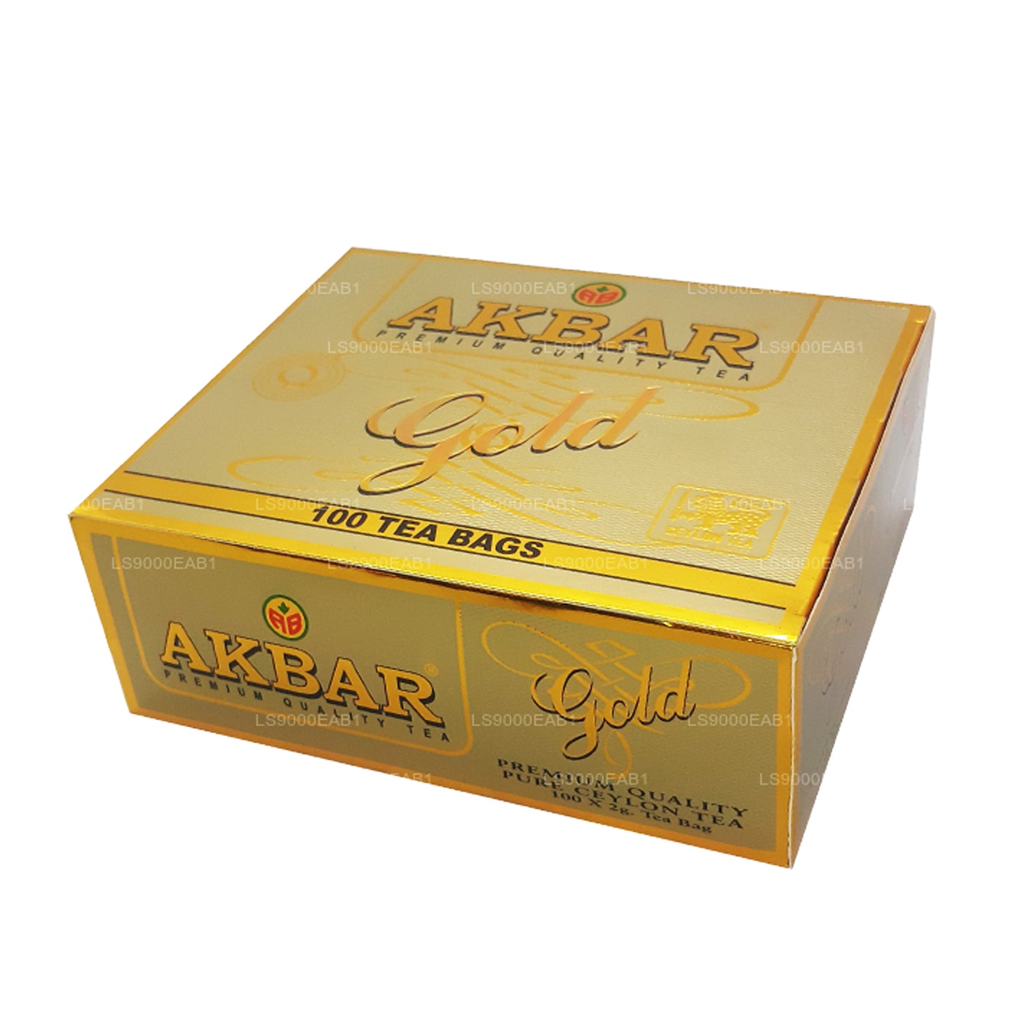 Akbar Gold Premium 100% Pure Ceylon Tea (200g) 100 Tea Bags