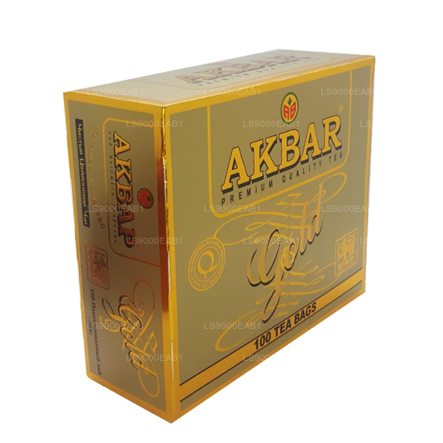 Akbar Gold Premium 100% Pure Ceylon Tea (200g) 100 Tea Bags