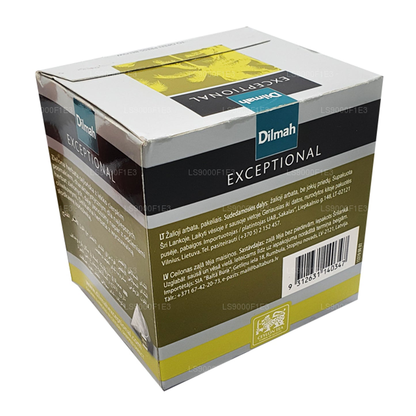 Dilmah Exceptional Ceylon Green Tea (40g) 20 Tea Bags