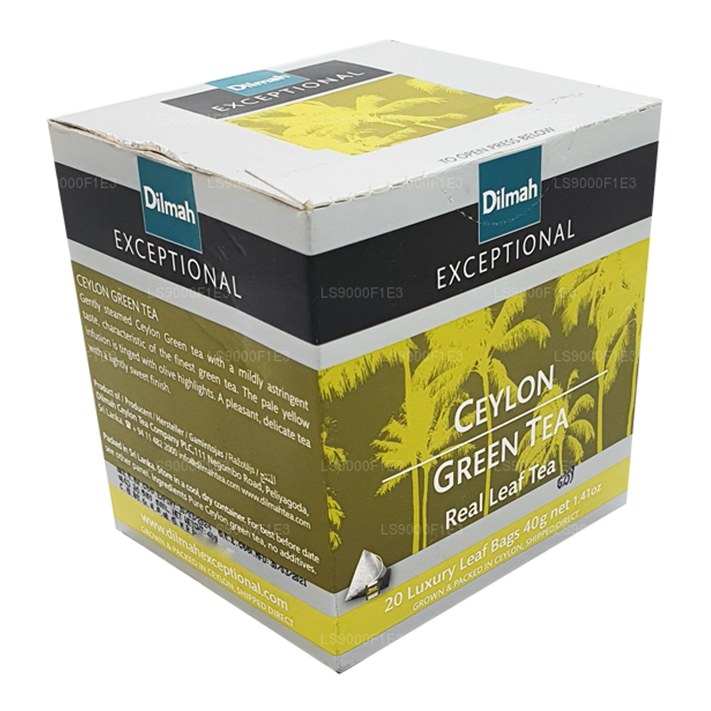 Dilmah Exceptional Ceylon Green Tea (40g) 20 Tea Bags