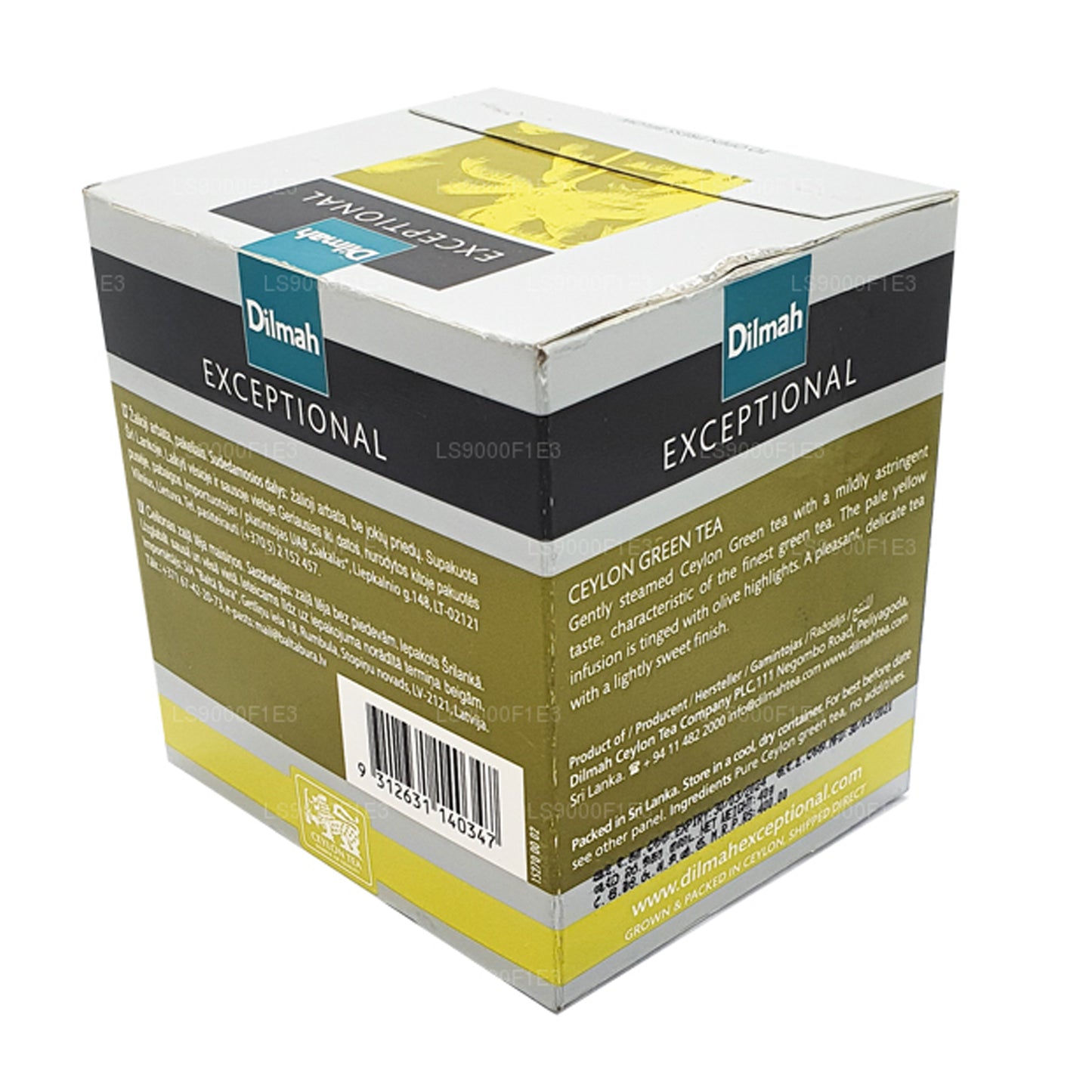 Dilmah Exceptional Ceylon Green Tea (40g) 20 Tea Bags