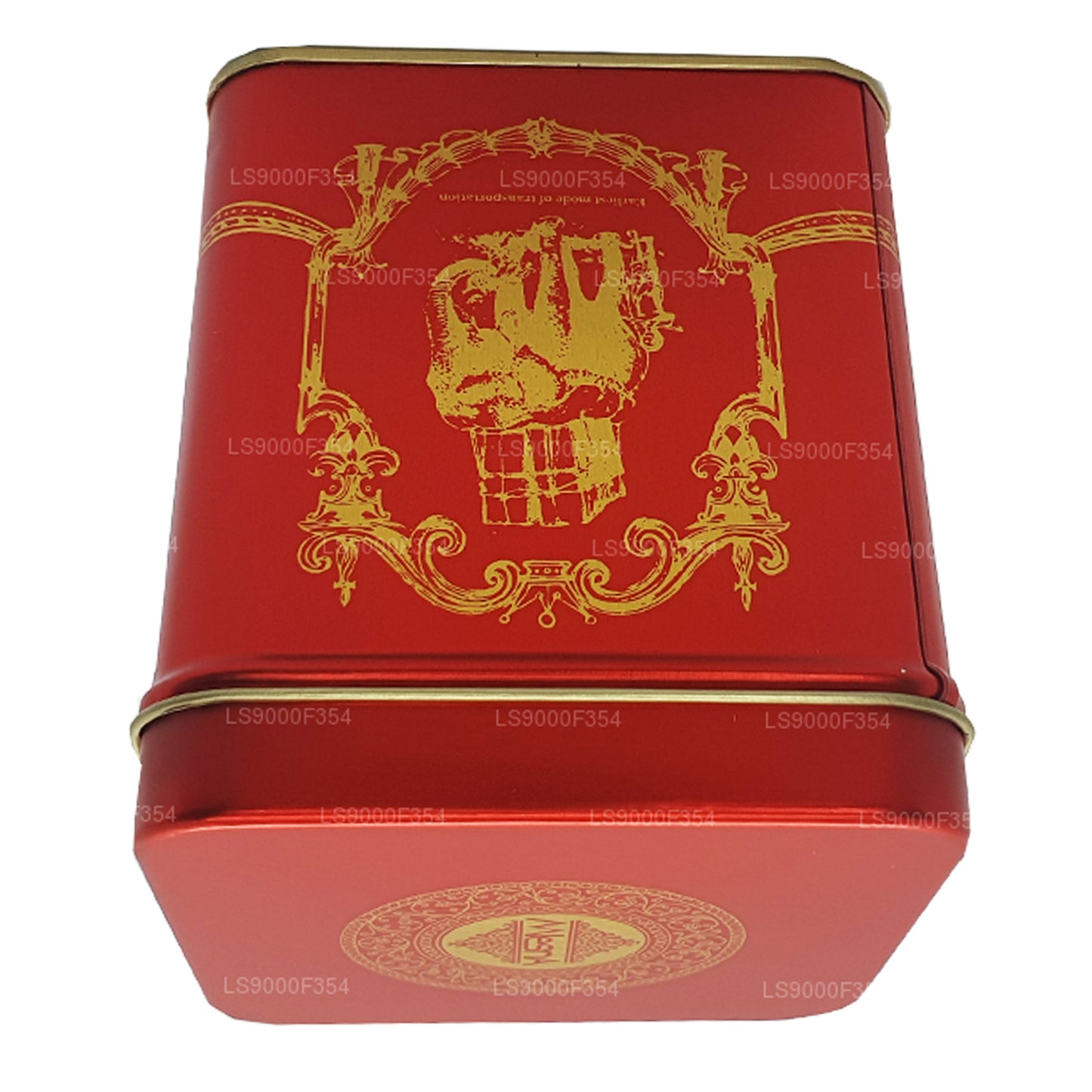 Mlesna Victorian Blend OP Grade Leaf Tea Red Metal Caddy