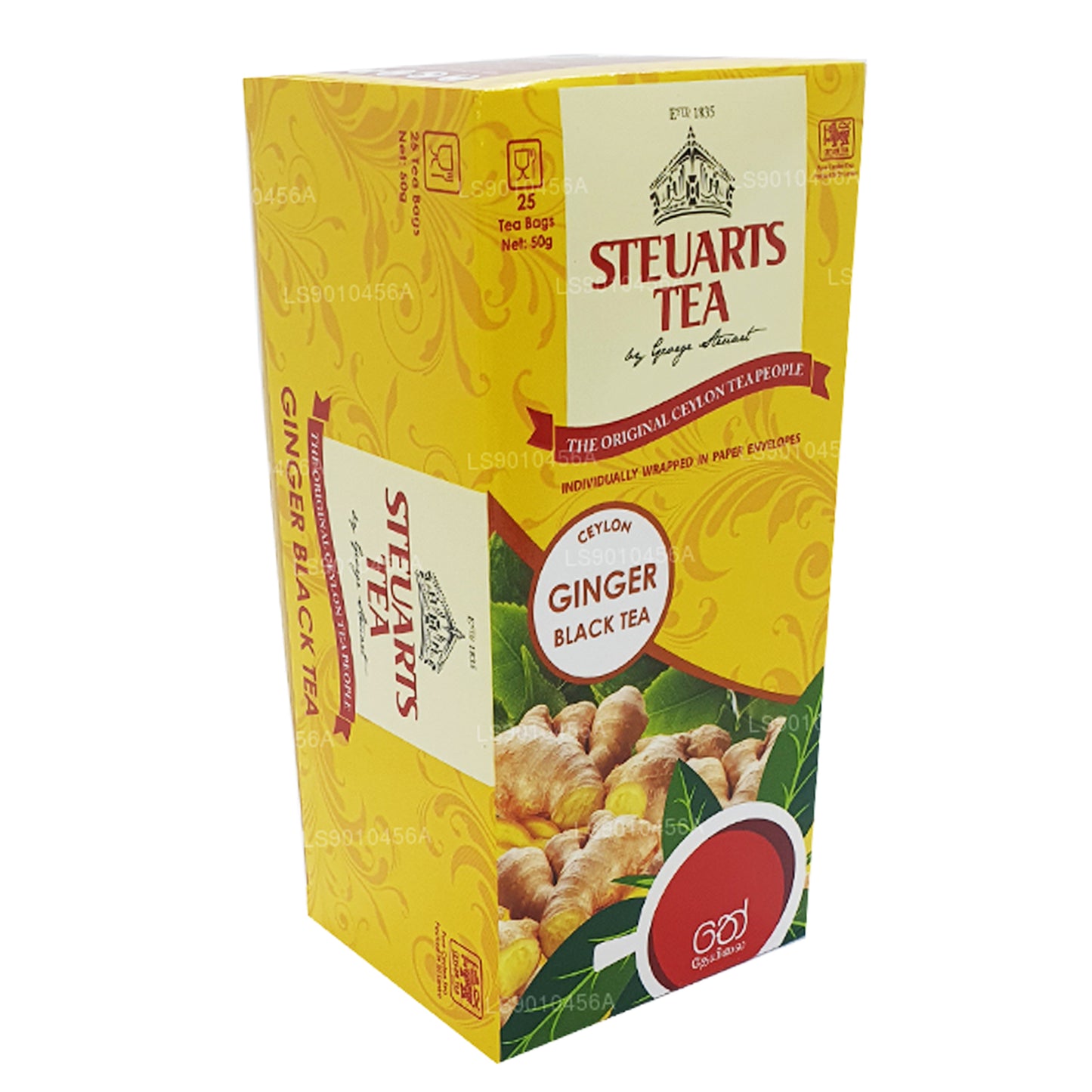 George Steuart Ginger Black Tea (50g) 25 Tea bags