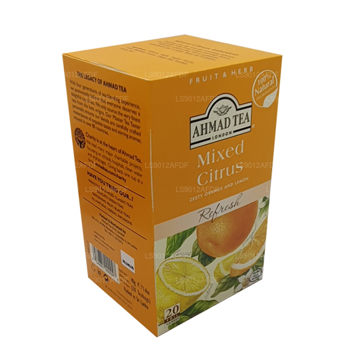 Ahmad Tea Mixed Citrus Tea (40g) 20 Foil Tea Bags