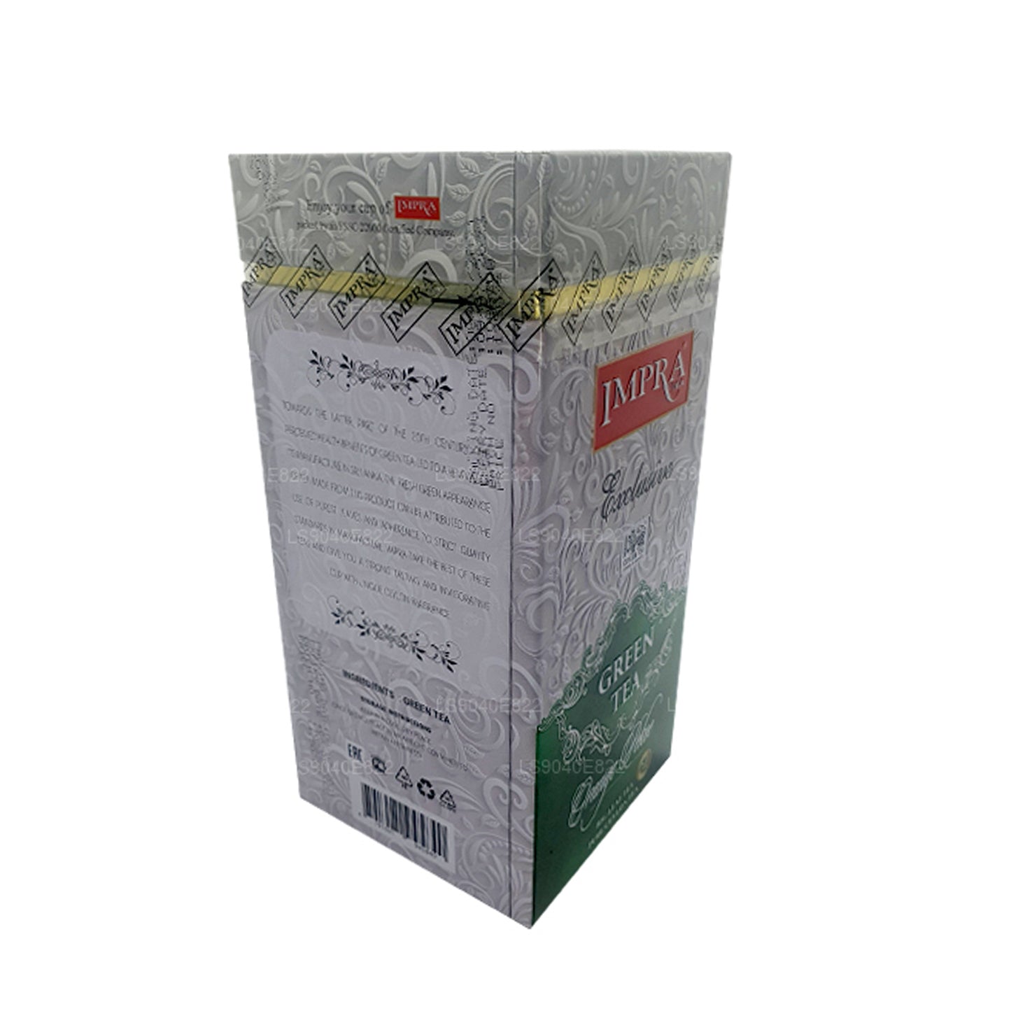 Impra Exclusive Big Leaf Green Tea, Orange Pekoe (200g) Caddy