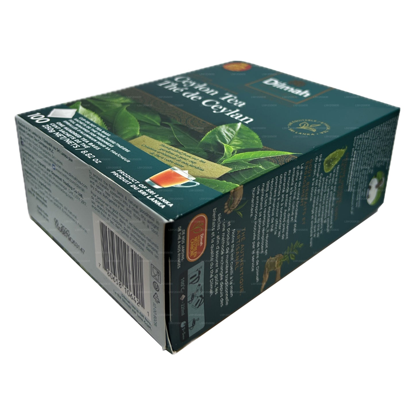 Dilmah Premium Ceylon Tea (250g) 100 Tagless Tea Bags