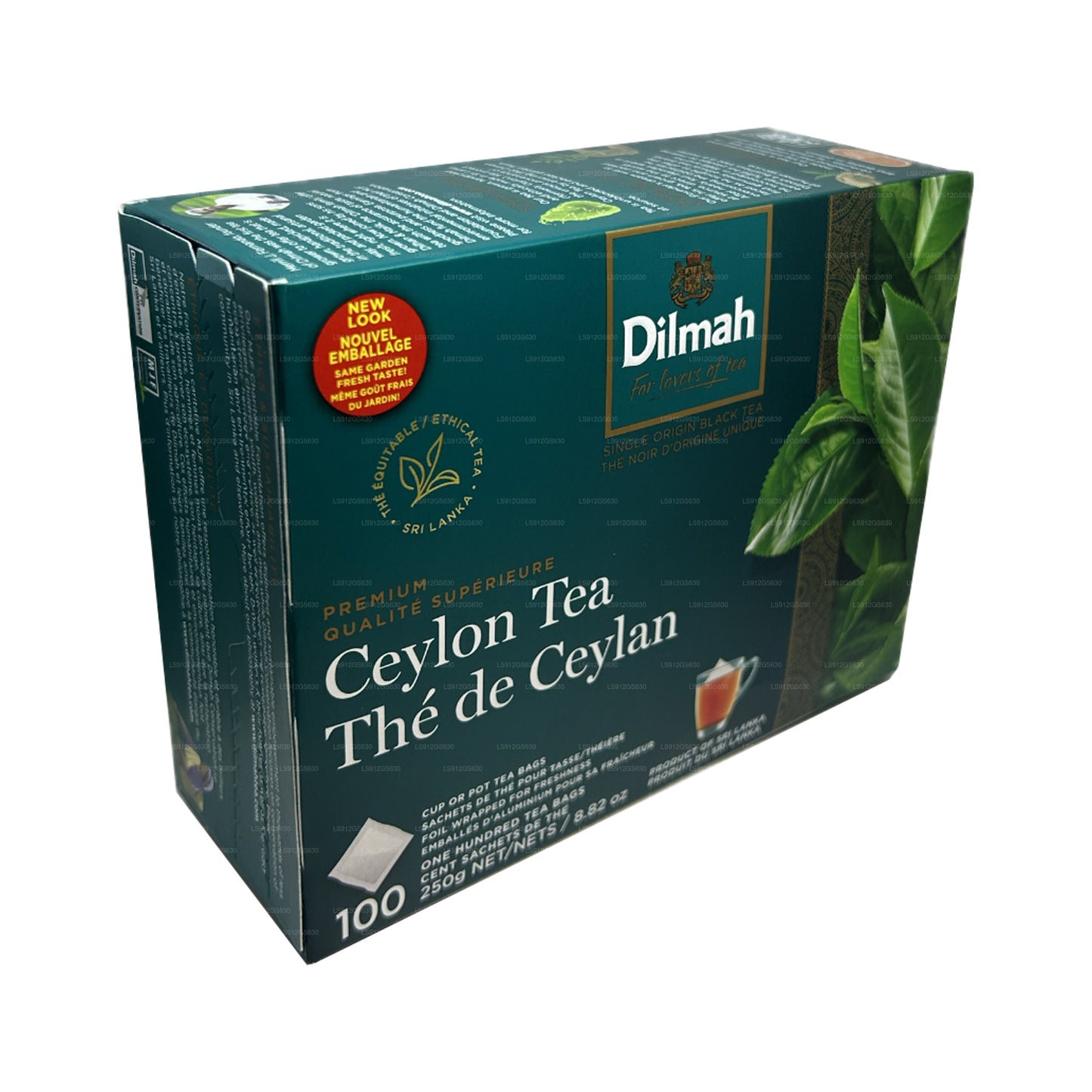 Dilmah Premium Ceylon Tea (250g) 100 Tagless Tea Bags