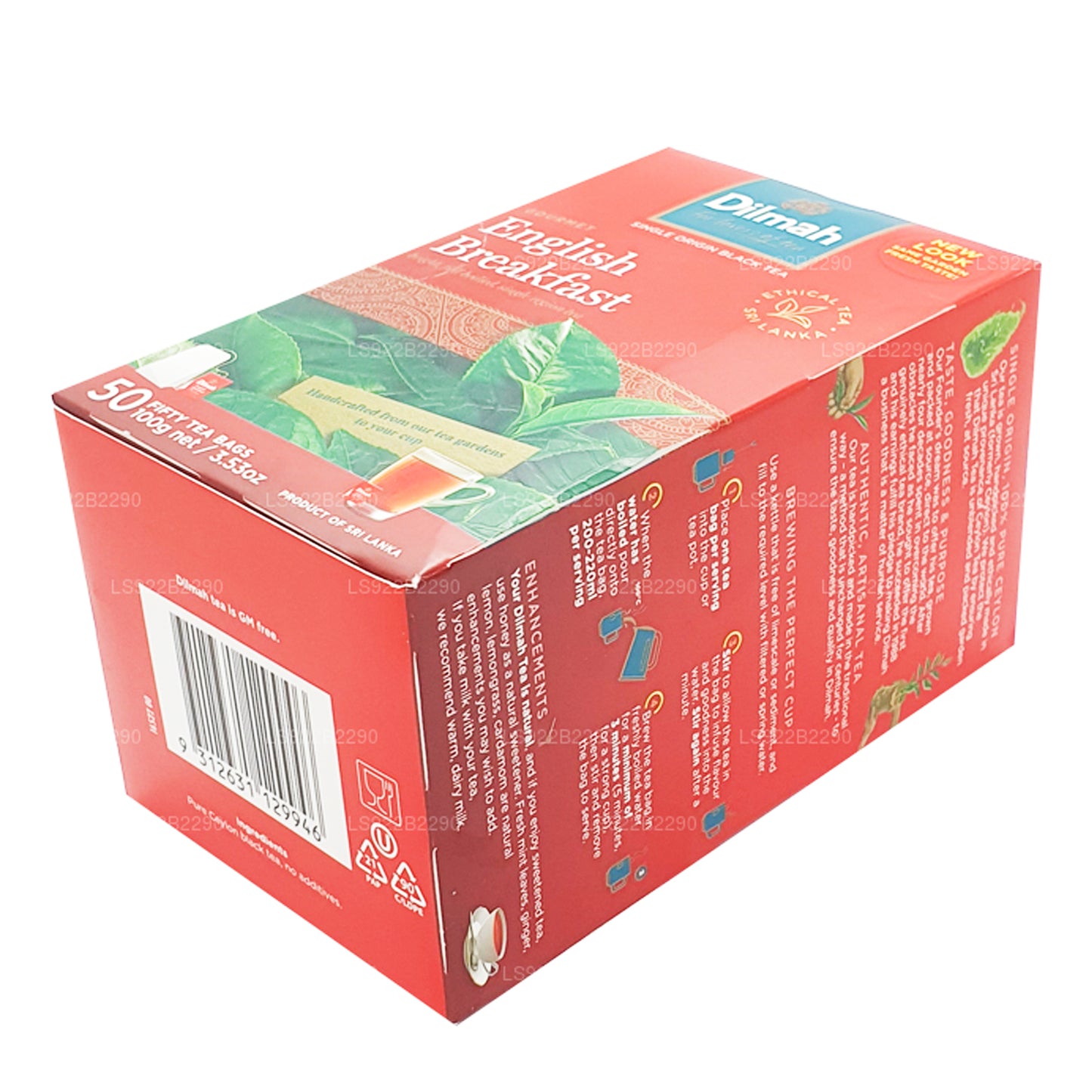 Dilmah English Breakfast Tea (100g) 50 Tea Bags