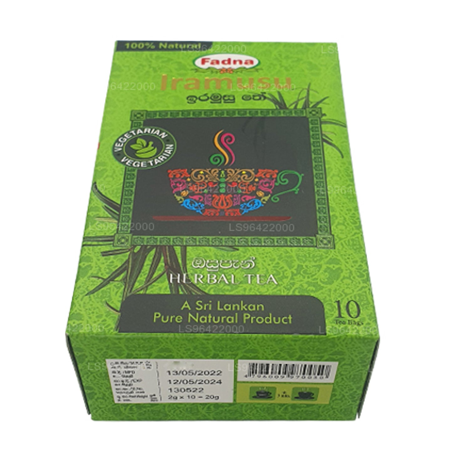 Fadna Iramusu Tea Herbal Tea (20g) 10 Tea Bags