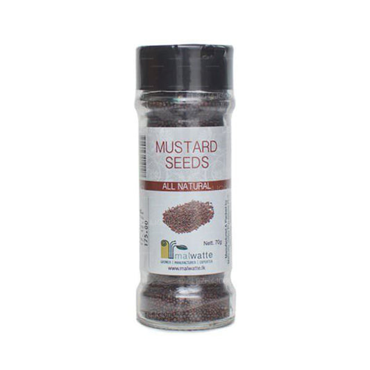 Malwatte Spices Mustard Seeds Bottle (70g)