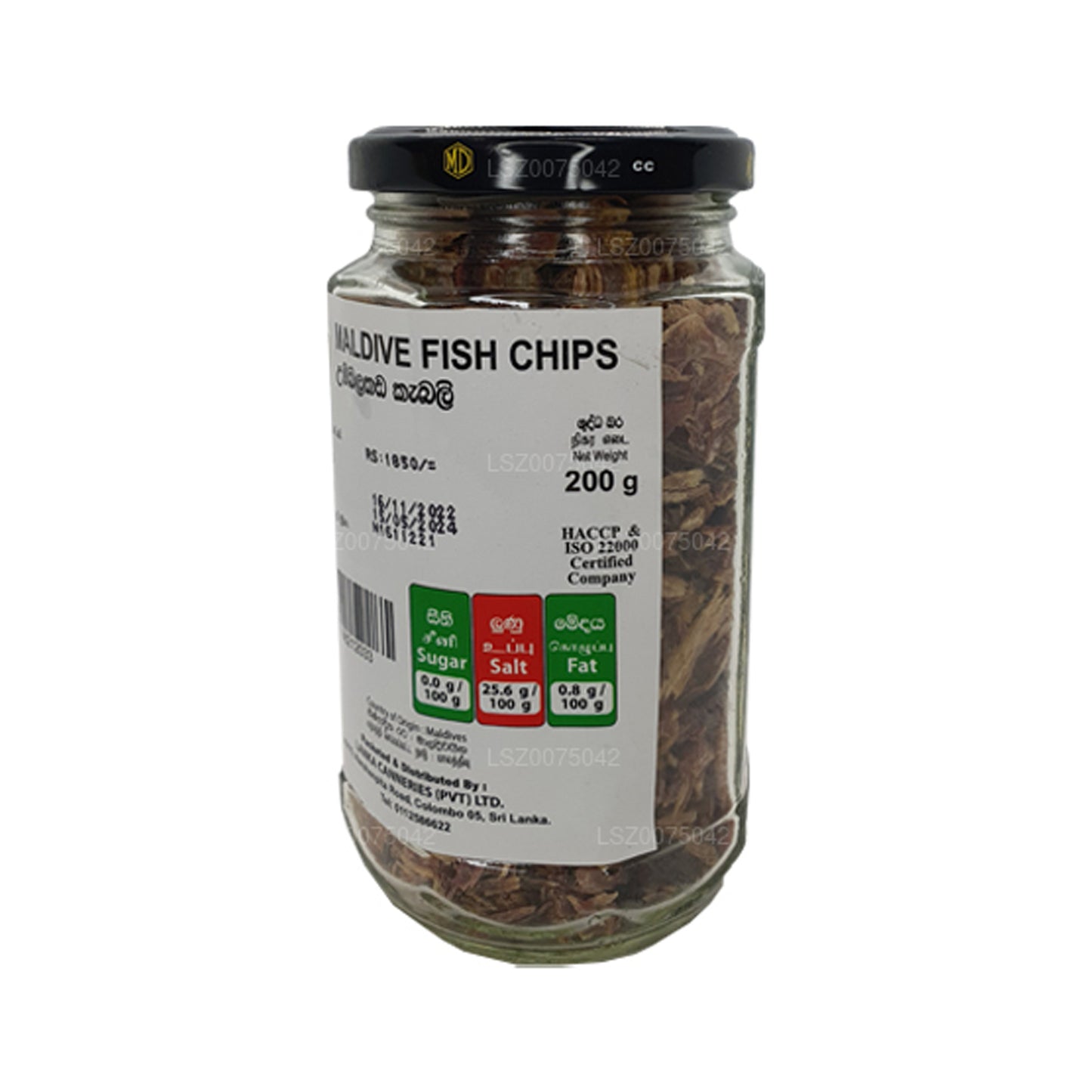 MD Maldive Fish Chips Bottle (200g)