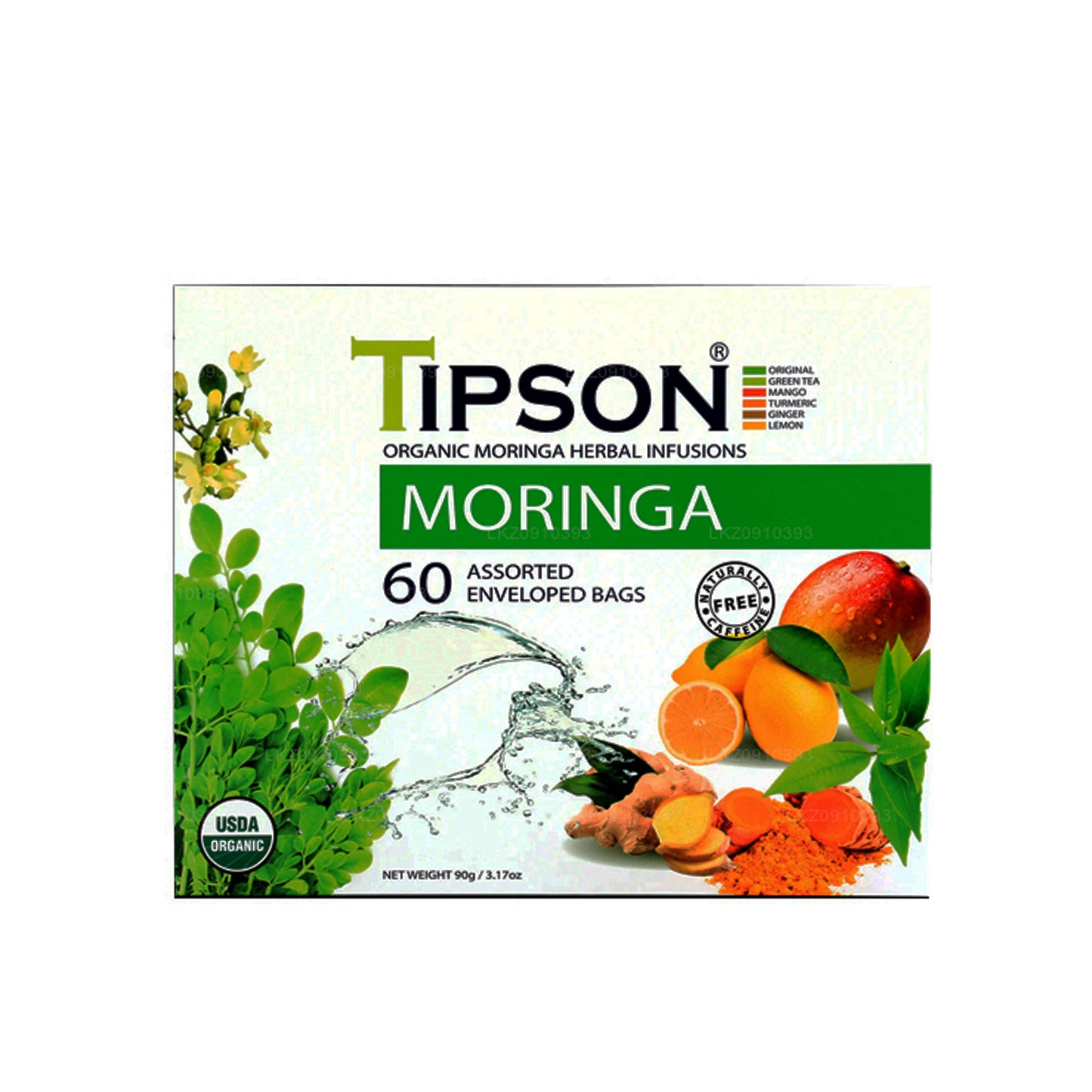 Tipson Tea Organic Moringa Assorted (90g)