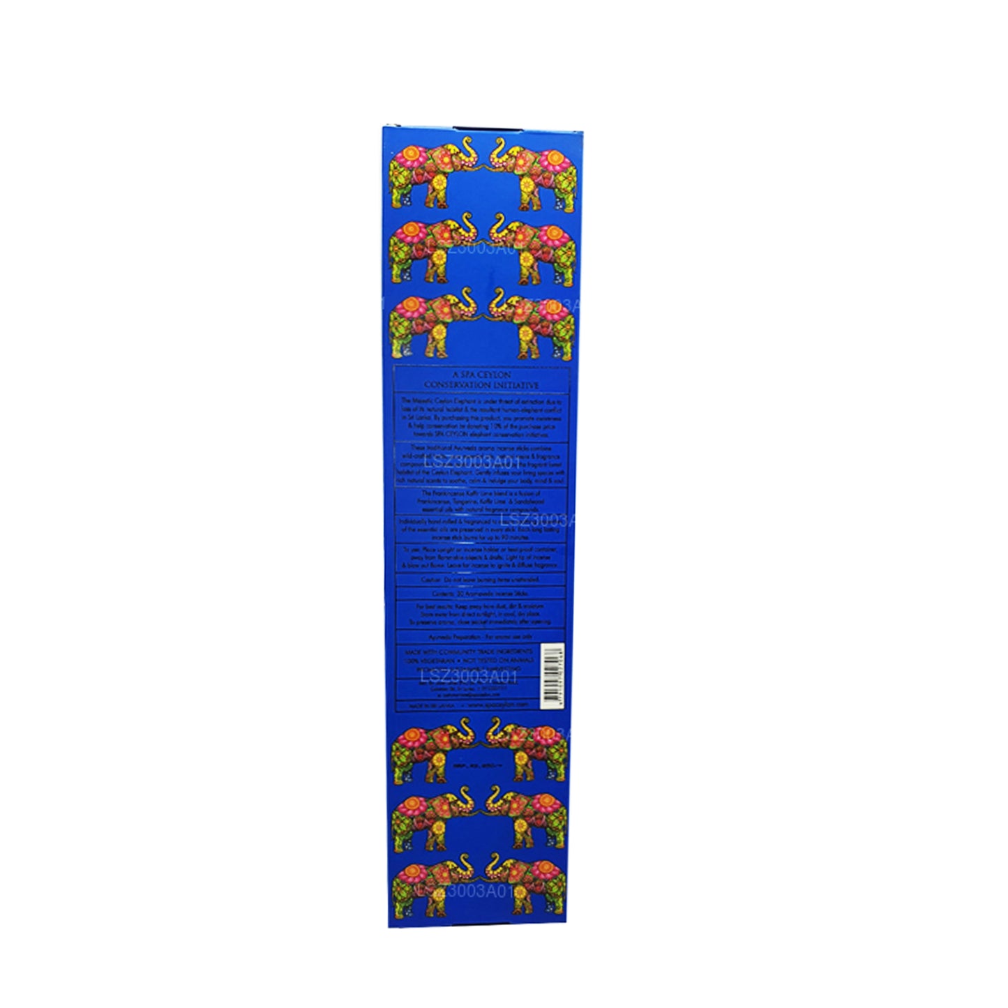 Spa Ceylon Ceylon Elephant Frankincense Aromaveda 30 Incense Sticks