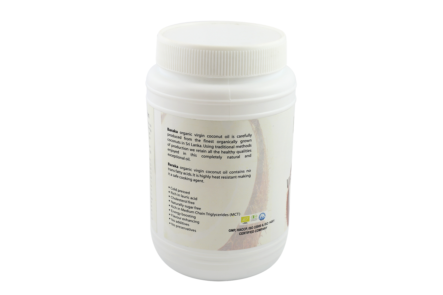 Baraka Virgin Coconut Oil (HDPE) (300ml)