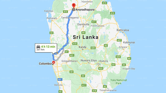 Colombo City to Anuradhapura City Private Transfer