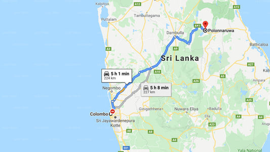 Colombo City to Polonnaruwa City Private Transfer