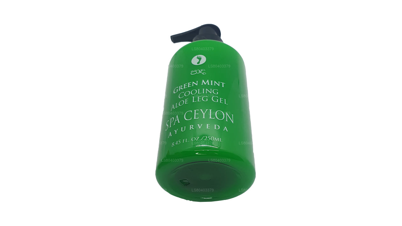 Spa CeylonÂ Green Mint Cooling Aloe Leg Gel (250ml)