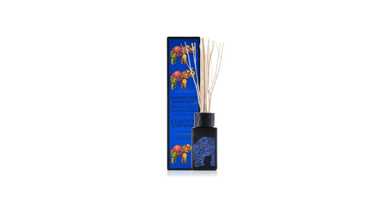 Spa Ceylon Ceylon Elephant Frankincense Kay Lime - Natural Twig Room Aromizer